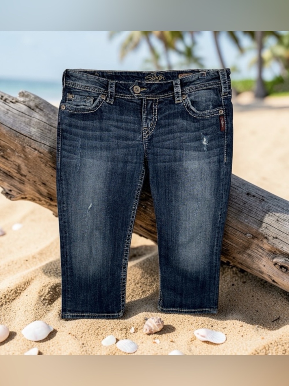 Silver Jeans denim Capri